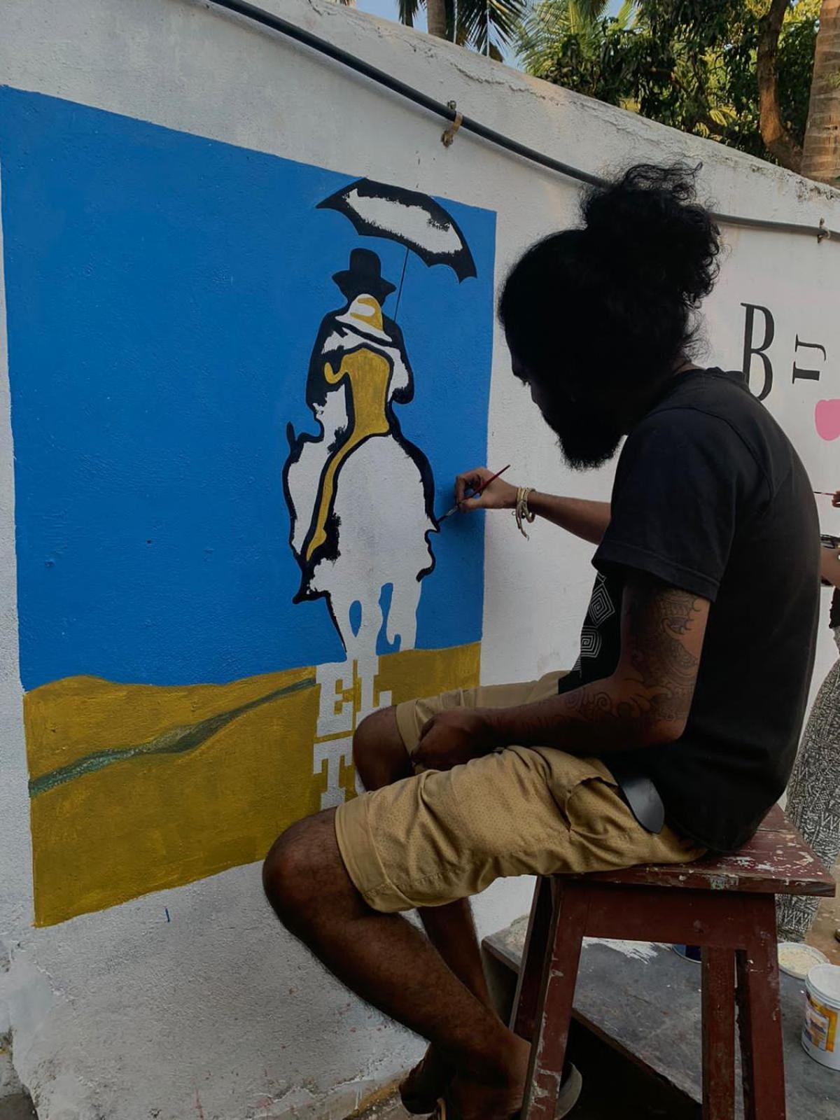 Gaia Hostels Anjuna Bagian luar foto